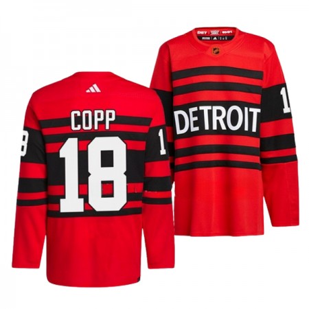 Detroit Red Wings tröja Andrew Copp 18 Adidas 2022-23 Röd Reverse Retro 2.0 Authentic - NHL Tröjor Herr